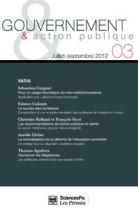 Gouvernement et action publique, 3, 2012