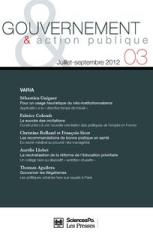 Gouvernement et action publique, 3, 2012